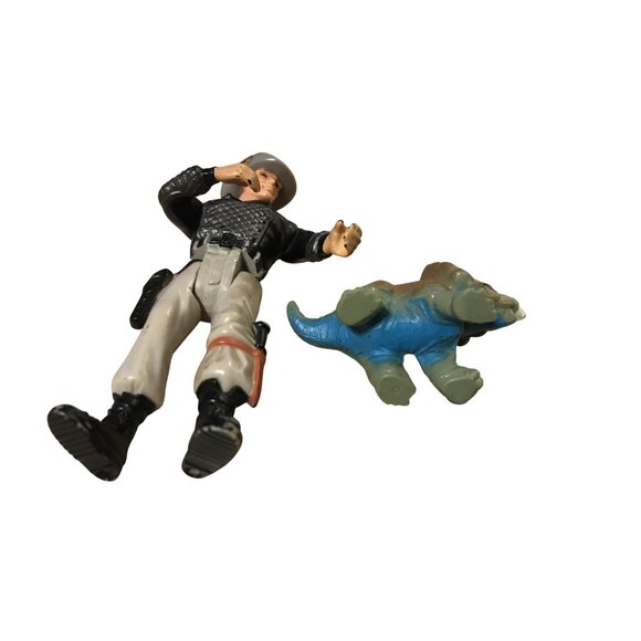 Jurassic Park Dino Trackers Sgt T-Rex Turner 5" Action Figure Kenner 1993 Access - Picture 7 of 14